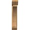 Ekena Millwork Thorton Slat Rough Sawn Bracket w/ Offset Brace, Western Red Cedar, 8"W x 32"D x 44"H BKT0806X32X44THR06RWR - alternate 3